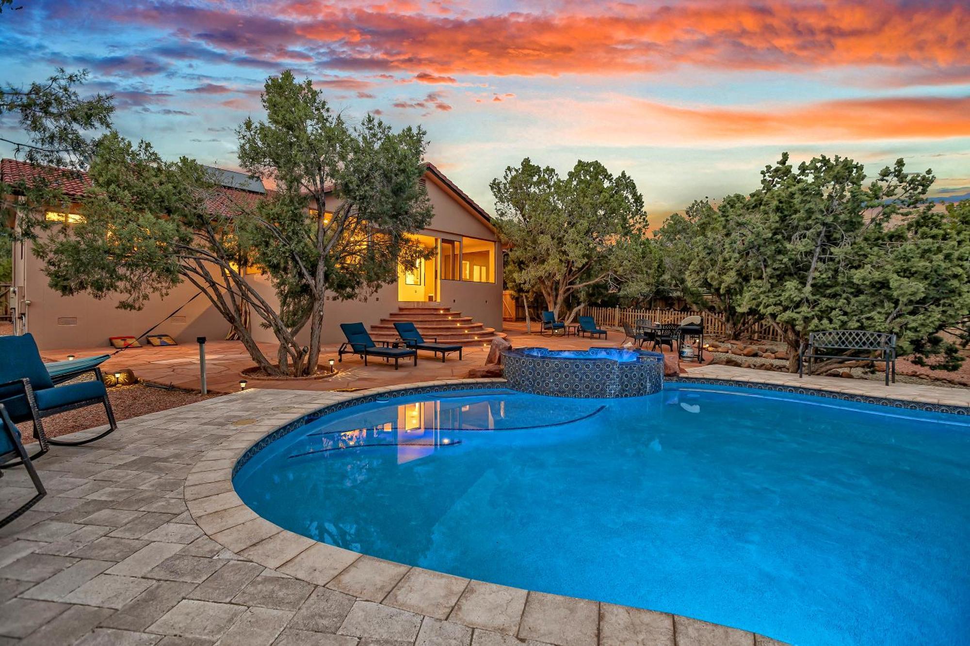Sedona'S Paradise Found, Saltwater Pool And Hot Tub, Private Oasis! Экстерьер фото