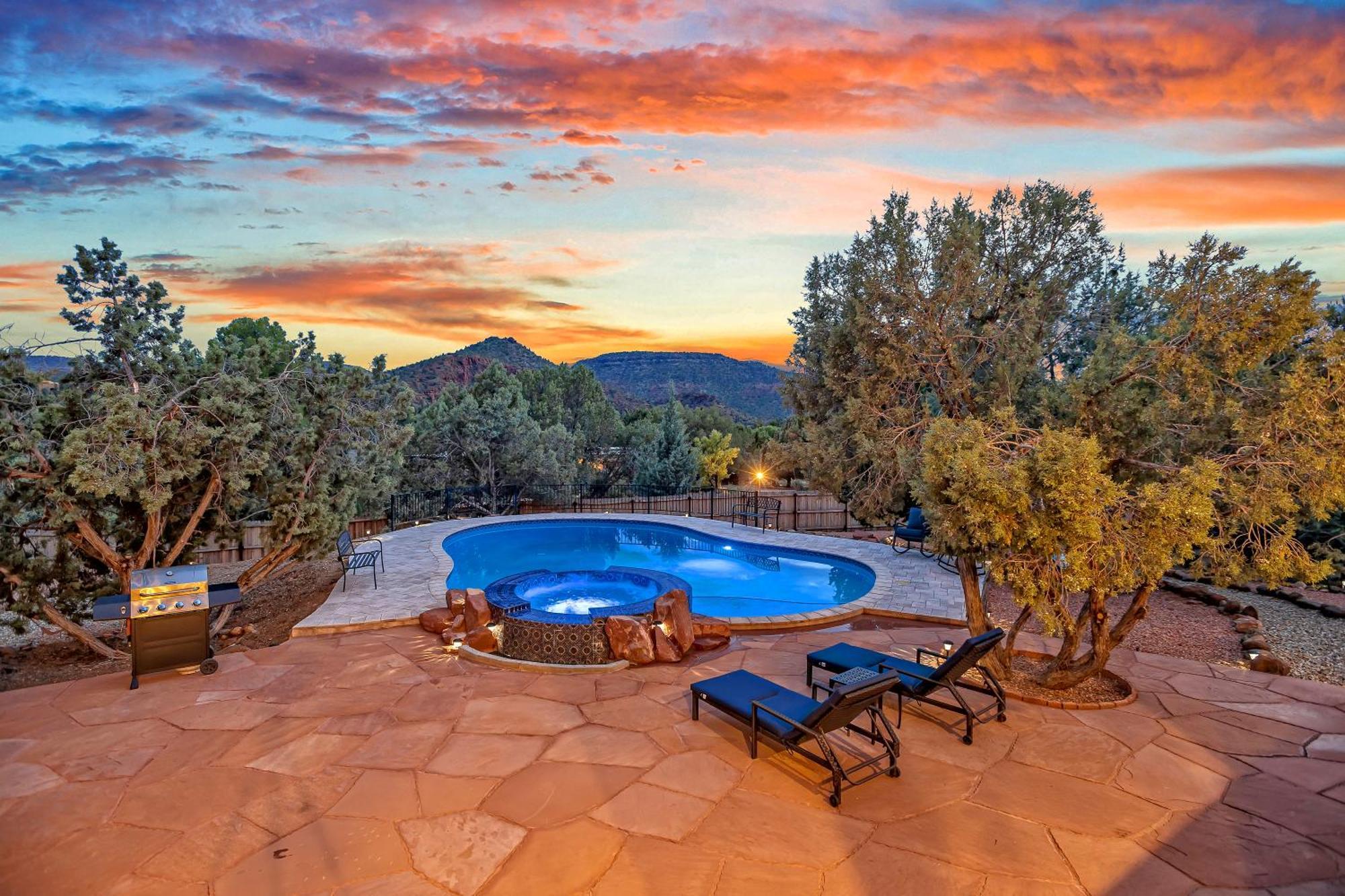 Sedona'S Paradise Found, Saltwater Pool And Hot Tub, Private Oasis! Экстерьер фото